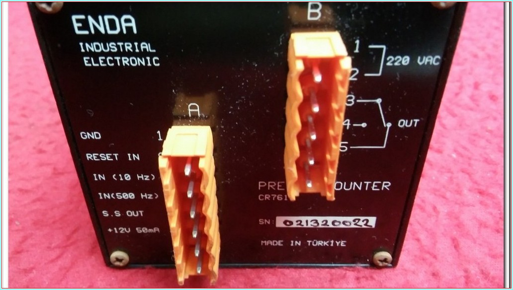 ENDA CR7611 PRESET COUNTER 6 HANELİ ÖNCEDEN AYARLANMIŞ SAYAÇ